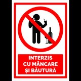 Indicator interzis cu mancare si bautura